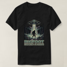 Vintage Alien Bigfoot UFO hiking club
