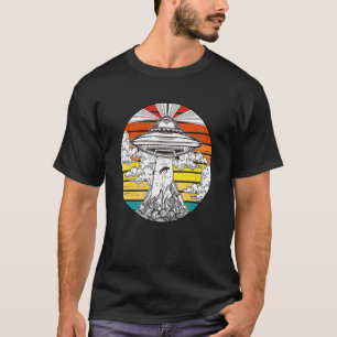 Camiseta Vintage Alienígena Ufo Hunter - Quero Acreditar 1