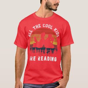 Camiseta Vintage All the Cool Kids are Reading Book  Readin