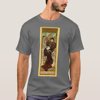 Camiseta Vintage Alphonse Mucha Lorenzaccio banner vertical