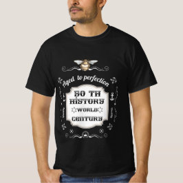 Camiseta Vintage ama presente de aniversário do século 50 p