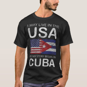 Camiseta Vintage American Cuban Free Flag Minha História Co