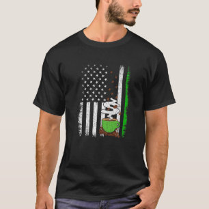 Camiseta Vintage American Flag Coffee Ruas.