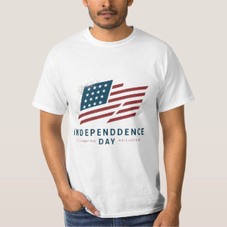 Camiseta Vintage American Flag Independence Day