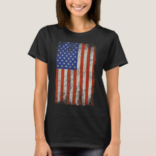 Camiseta Vintage American Flag Memorial Day Veteranos