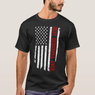 Camiseta Vintage American Flag Roupa Melhor Dedushka Nunca