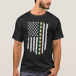 Camiseta Vintage American Ireland Flag Irish C St Patricks