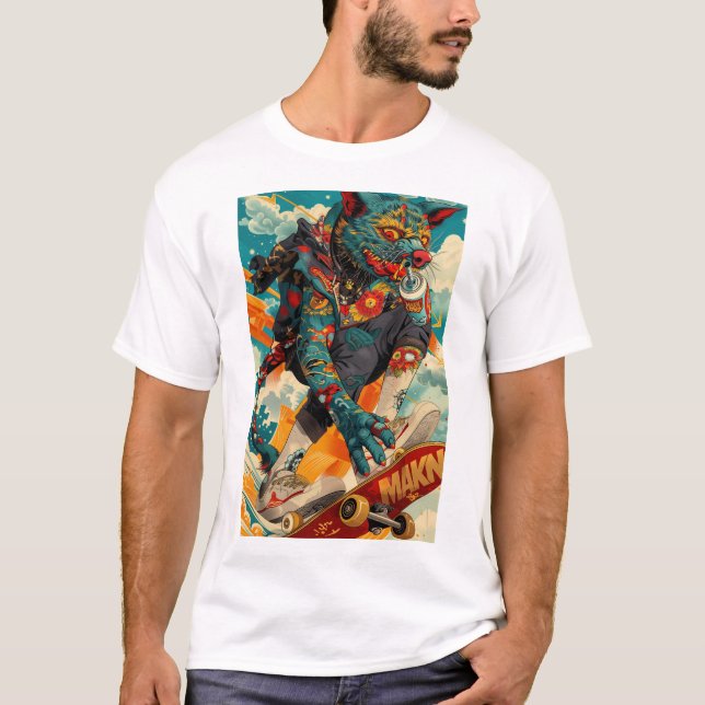 Camiseta Vintage American Tattoo Design T Shirt (Frente)