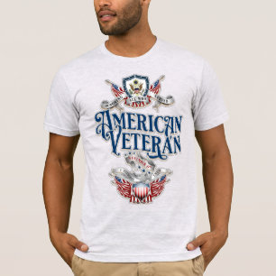 Camiseta Vintage American Veteran