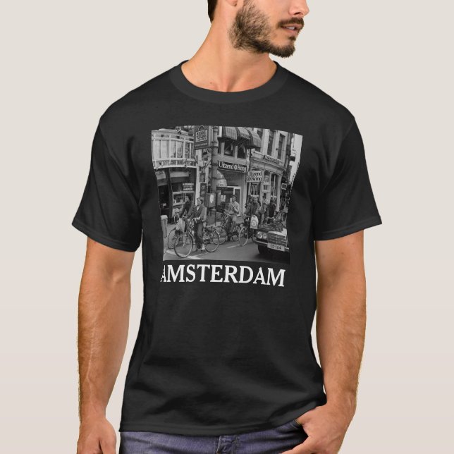 Camiseta Vintage Amsterdam Holland Bikers (Frente)