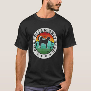 Camiseta Vintage Anatolian Shepherd Retro Dog Mãe Pai