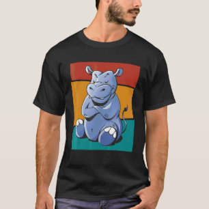 Camiseta Vintage Angry Hippo