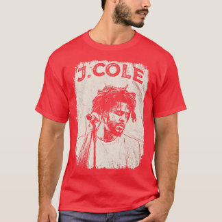 Camiseta Vintage angustiada J Cole
