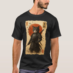 Camiseta Vintage, Animação de Arte Japonesa - Guerra de Gat