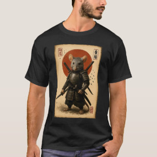 Camiseta Vintage, Animação de Arte Japonesa - Guerra do Rat
