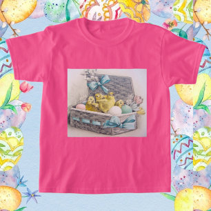 Camiseta Vintage Animais Lindos Páscoa