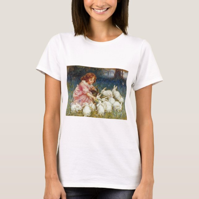 Camiseta Vintage Animais Lindos Páscoa (Frente)
