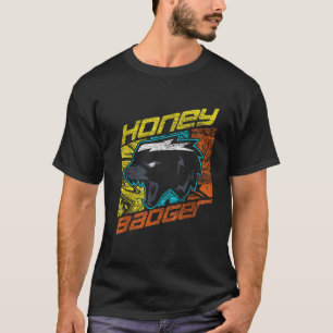Camiseta Vintage Animal Honey Badger
