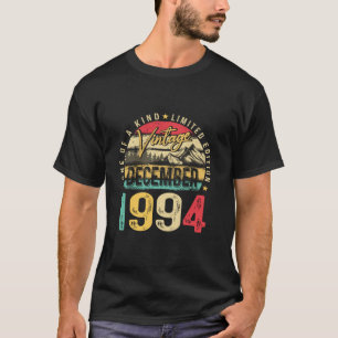 Camiseta Vintage aniversário de 30 anos Funny Dezembro 1994