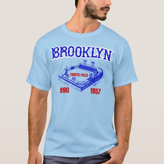 Camiseta Vintage anos 80 Ebbets Field Brooklyn (Frente)