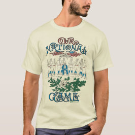 Camiseta Vintage Anos 80 Nosso Jogo Nacional 1887