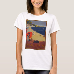 Camiseta Vintage Anúncio de Viagem francês