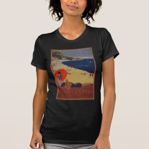 Camiseta Vintage Anúncio de Viagem francês