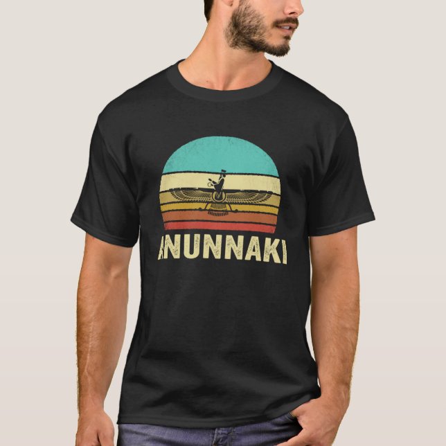 Camiseta Vintage Anunnaki Sunset (Frente)