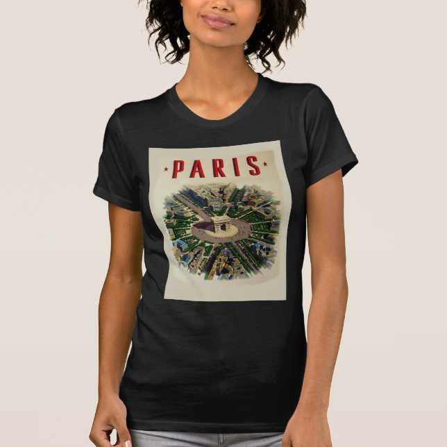 Camiseta Vintage Arc de Triomphe Paris (Frente)