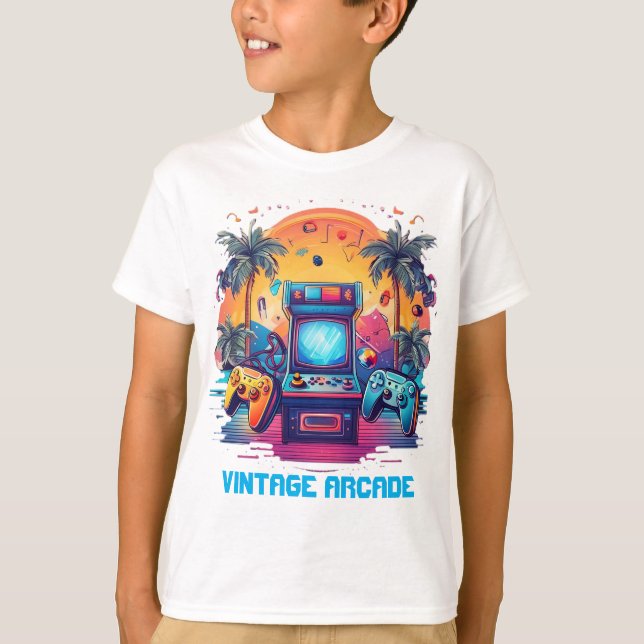 Camiseta Vintage Arcade (Frente)