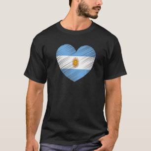 Camiseta Vintage Argentina Flag Pride Support Arg