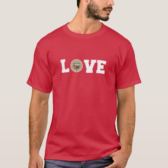 Camiseta Vintage Arizona State Seal Love Active (Frente)