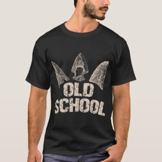Camiseta Vintage Arrohead Caçando Arqueiro Escolar Antigo