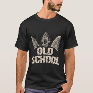 Camiseta Vintage Arrohead Caçando Arqueiro Escolar Antigo