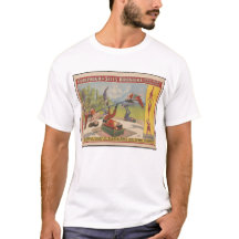 Vintage art circus promo