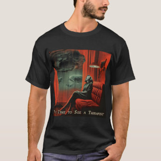 Camiseta Vintage art É hora de ver um terapeuta