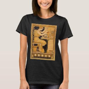 Camiseta Vintage Art Nouveau, Love Conquista All Scientist