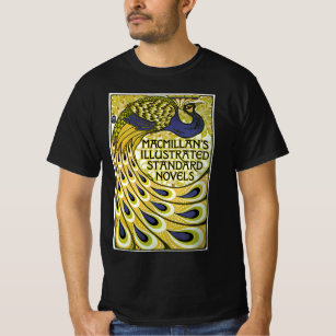 Camiseta Vintage Art Nouveau, pena de peacock de Macmillan