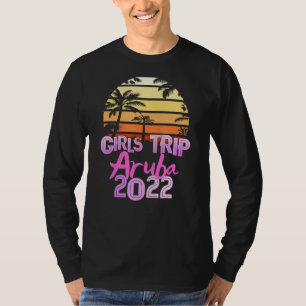 Camiseta Vintage Aruba All Girls Trip 2022 Spring Break