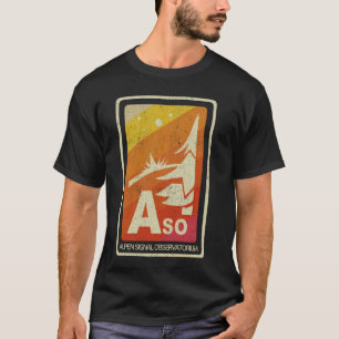 Camiseta Vintage Aso Alpen Signal Observatorium Distrescido