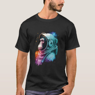 Camiseta Vintage Astronauta Macaco Chimp Cosmonaut Legal Hi