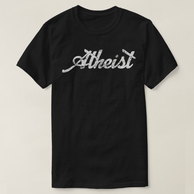 Camiseta Vintage - Ateísta Incomodado (Frente do Design)