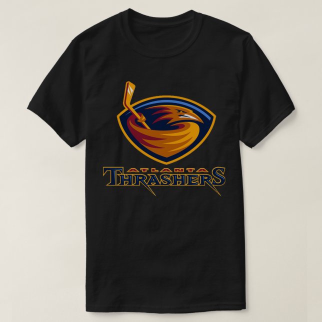 Camiseta Vintage Atlanta Retro Thrashers Sticker (Frente do Design)