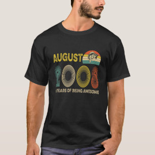 Camiseta Vintage August 1967 54º Aniversário 54 Anos De Ida