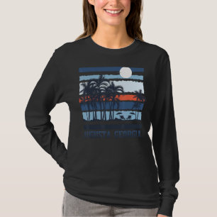 Camiseta Vintage Augusta Georgia Summer Viagem 80s Beach So
