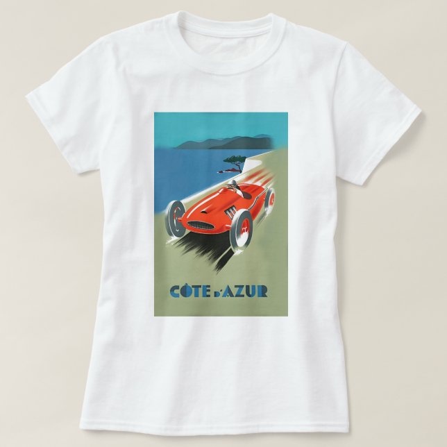 Camiseta Vintage Auto Racing (Frente do Design)