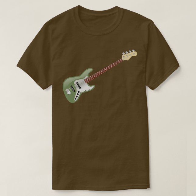 Camiseta Vintage Avocado Green Electric JBass (Frente do Design)