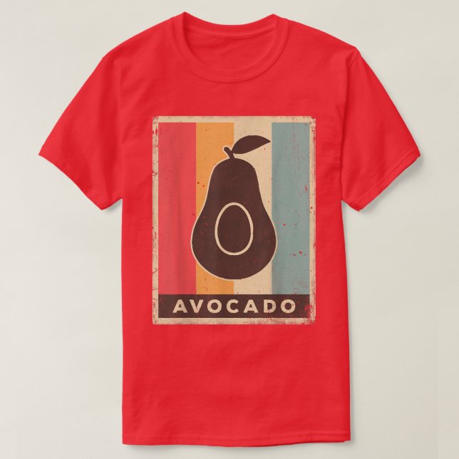 Camiseta Vintage Avocado Retro910 (Frente do Design)