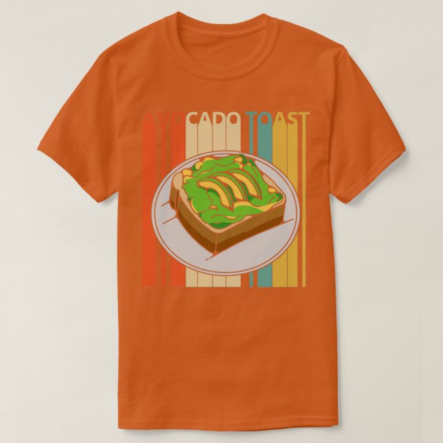 Camiseta Vintage Avocado Toast (Frente do Design)