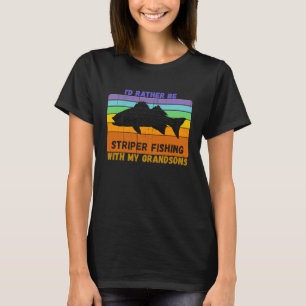 Camiseta Vintage Avós vigiam os meus netos striper